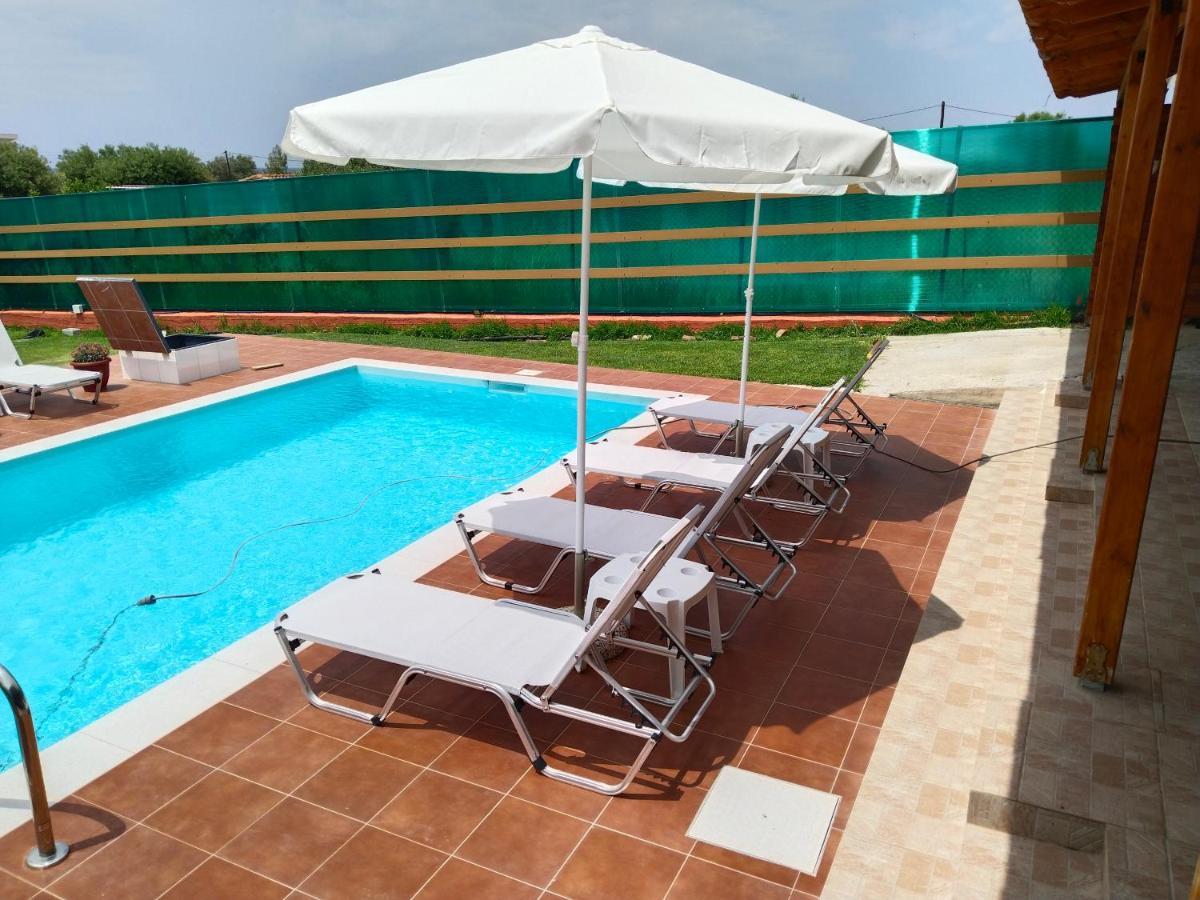 Maria Lemoni Swimming Pool Apartment Неа-Скиони Экстерьер фото