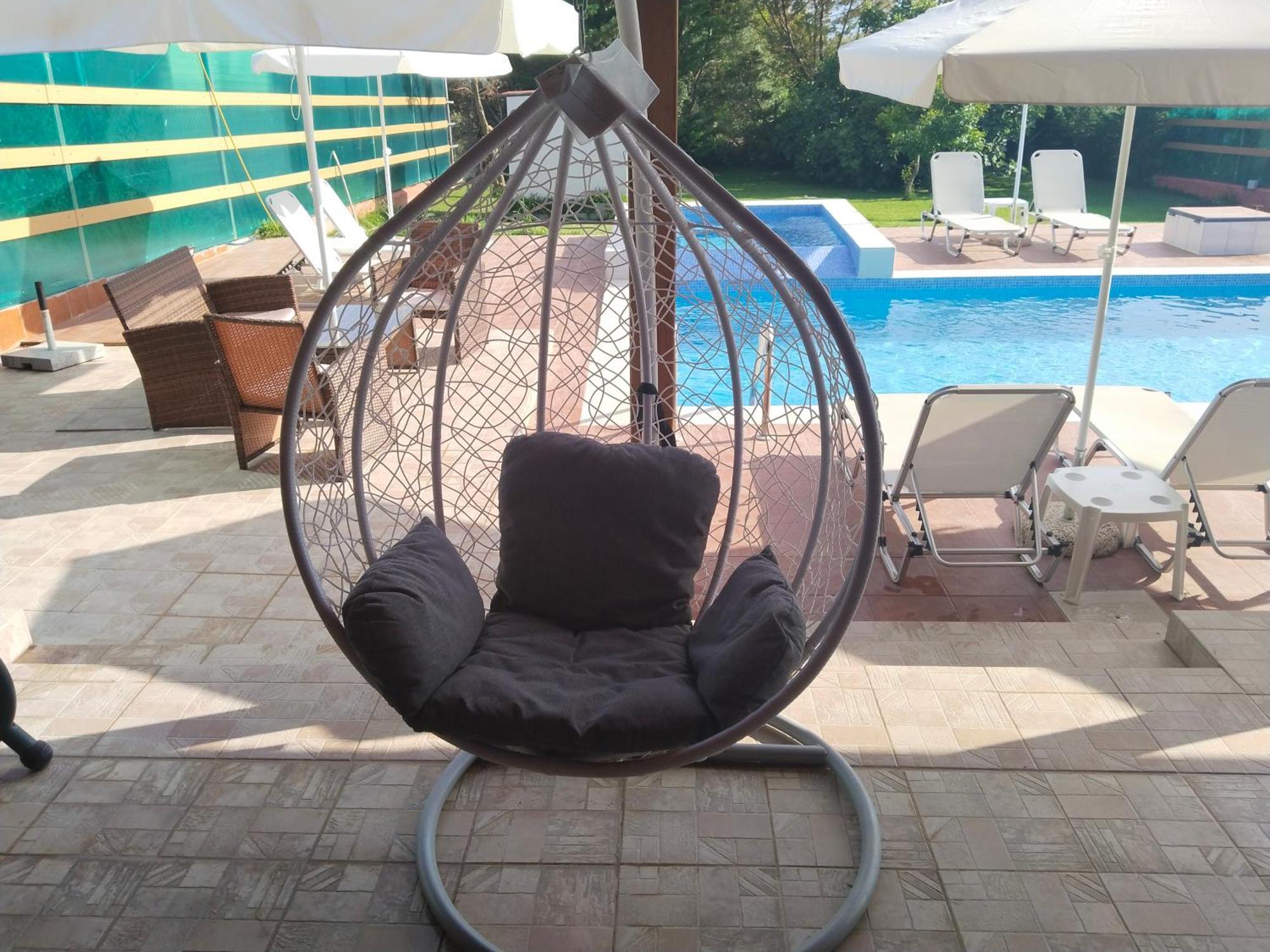 Maria Lemoni Swimming Pool Apartment Неа-Скиони Экстерьер фото